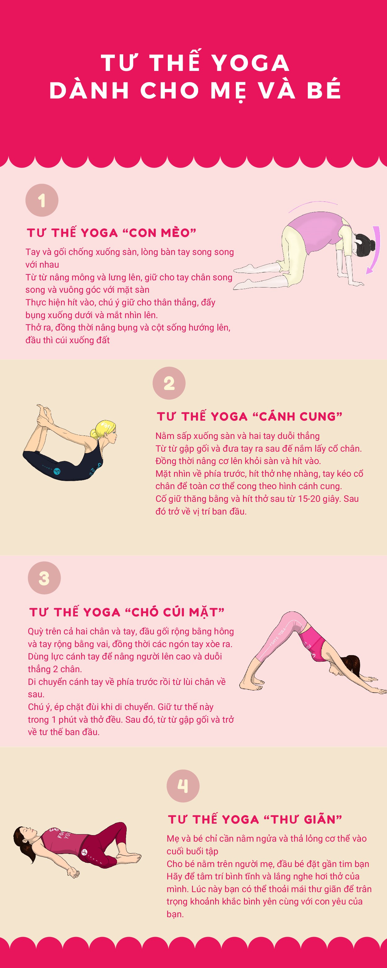 tư thế yoga cho mẹ và bé